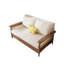 Canapé-lit modulaire 100% polyester blanc crème-129870615