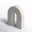 Modern Neutral Marble Horseshoe Tabletop Decorative Object-149648823