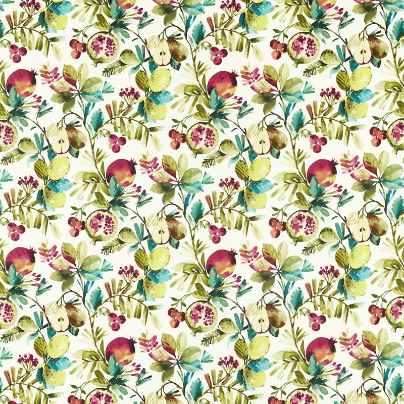 Amazonia Fruta Performance Fabric, Summer Cotton