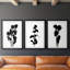 Pressed Memory I - Impression personnalisée de qualité supérieure avec cadre mat - 3 pièces-268183958