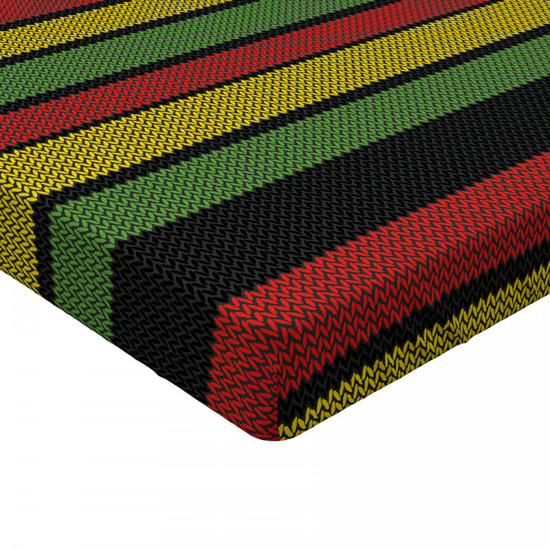 Microfiber Striped Fitted Sheet, Full Fitted Sheet
