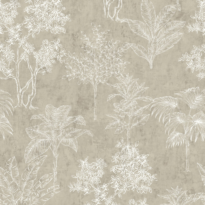 Zen 1000cm x 53cm Wallpaper Roll, Silver