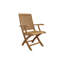 Folding Teak Patio Dining Chair