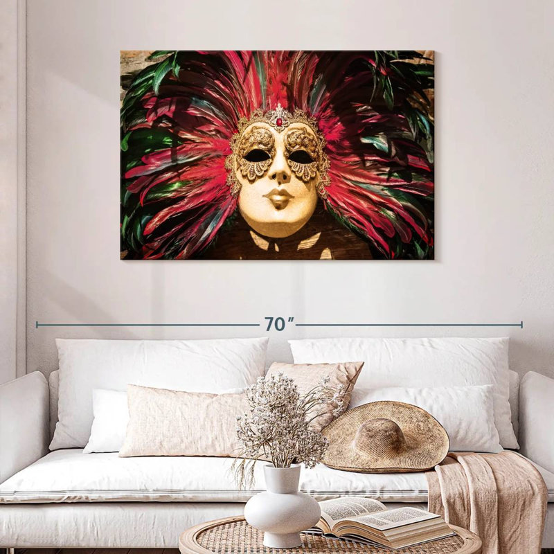 Lelend Venetian Carnival, 30" H x 45" W