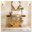 Console à miroir avec hall d'entrée-471609531
