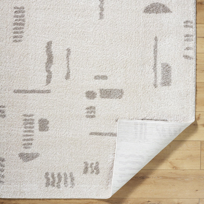 Zuhur Washable Abstract Indoor Rug, Runner 2'7" x 7'3"