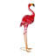 Set of 2 Outdoor Garden Statue Flamingo