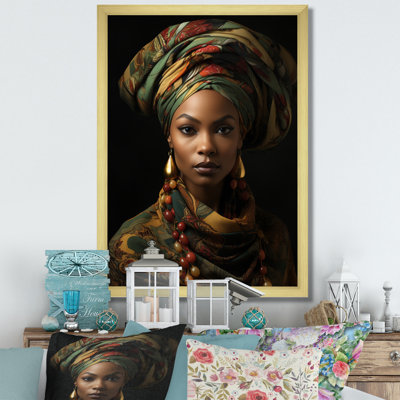 «Kyriakos African Woman Poetry I», reproduction sur toile