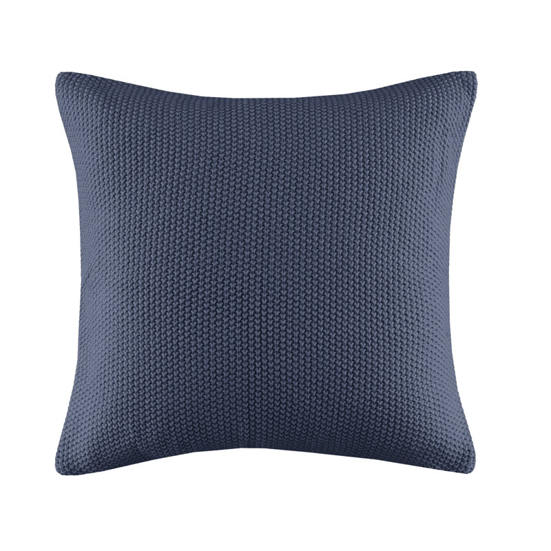 Taie décorative Tino, 20 po X 20 po, Indigo