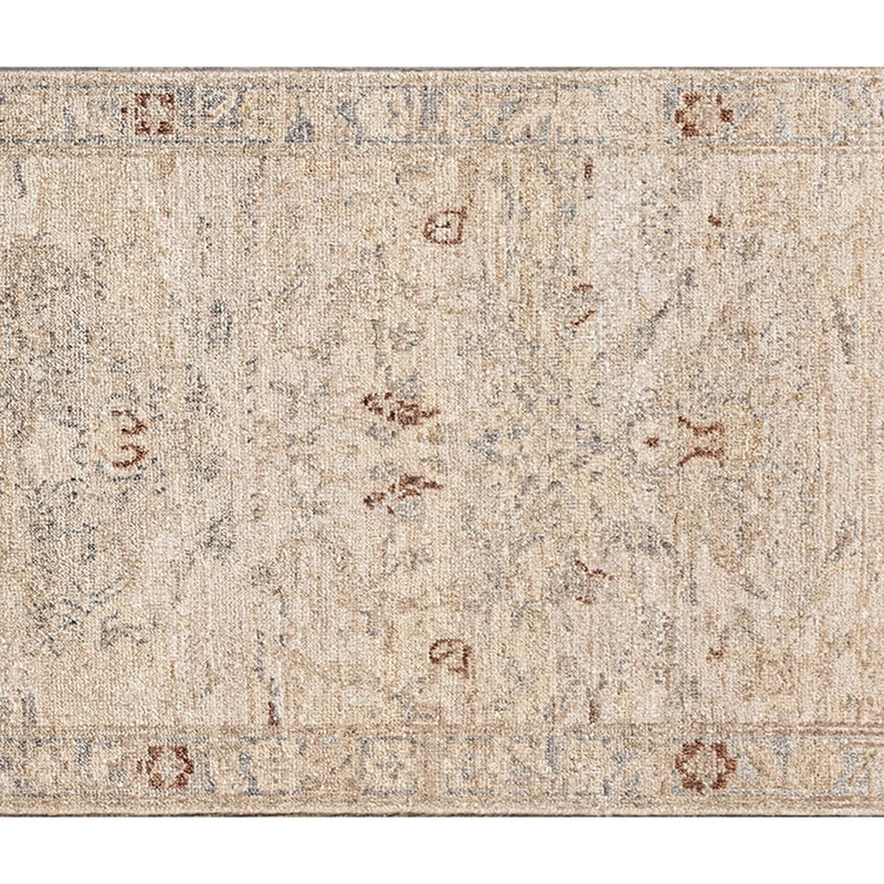 Hand Knotted Area Rug in Beige And Multi, Runner 2'6" x 8'