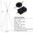 Marjan 52'' Chrome LED Tripod Floor Lamp Set with Outlet