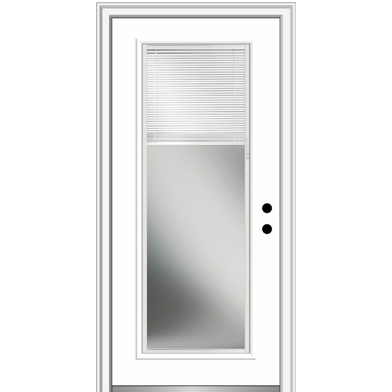 Porte d'entrée avant pré-montée en verre, Côté gauche