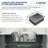 25" L x 22" W Drop-in Kitchen Sink 16 Gauge Stainless Steel Kitchen Sink Single Bowl Kitchen Sink