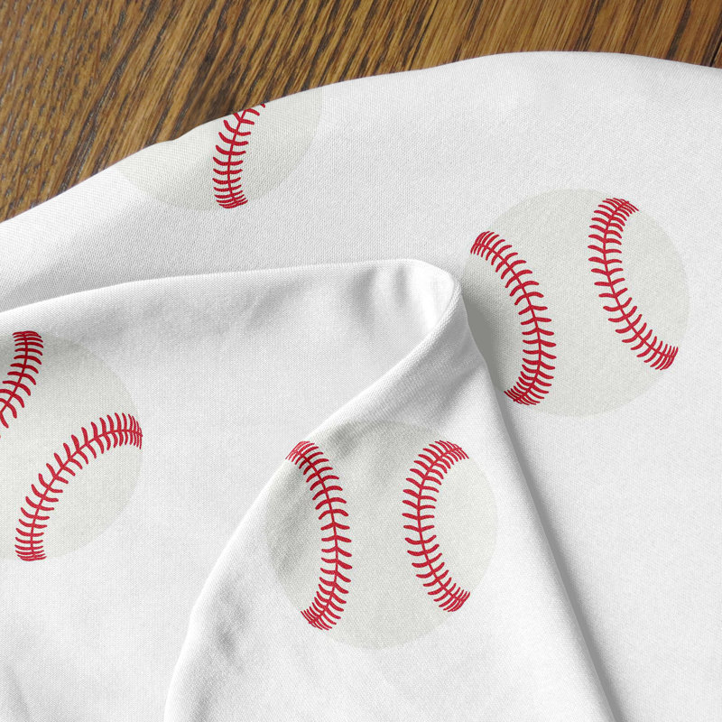 Housse de coussin d'allaitement Baseball Patch par Sweet Jojo Designs
