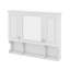 Armoire à pharmacie murale pour salle de bain, armoire à miroir moderne avec tablettes ouvertes-170104416