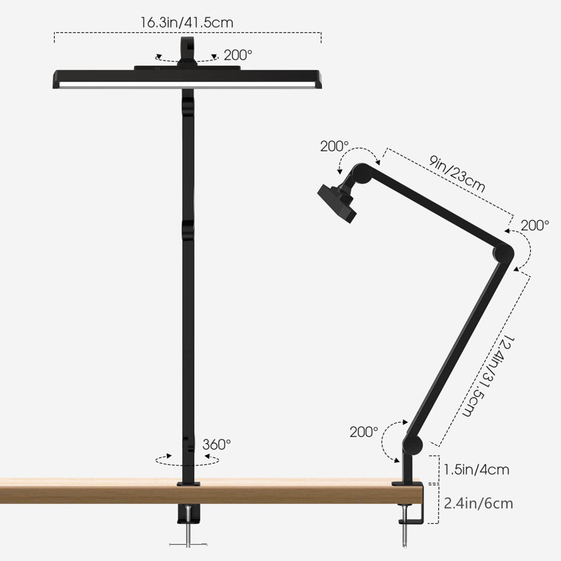 Aeyden Clip On Lamp