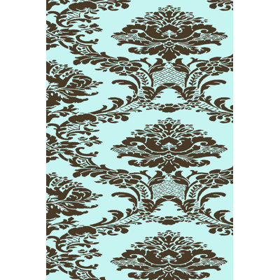 Vivid Damask In Blue II by Vision Studio - Wrapped Canvas Print