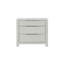 Table de chevet Jehoram Beige, aucun assemblage requis