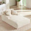 Très grande chaise longue d'intérieur, canapé rembourré en velours côtelé moderne, aucun assemblage requis, canapé-lit confortable pour le salon, le bureau-865844260
