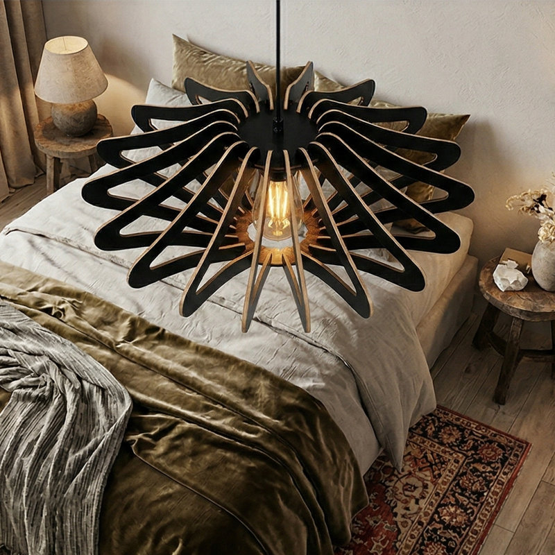 Arwyn 1-Light Geometric Statement Chandelier