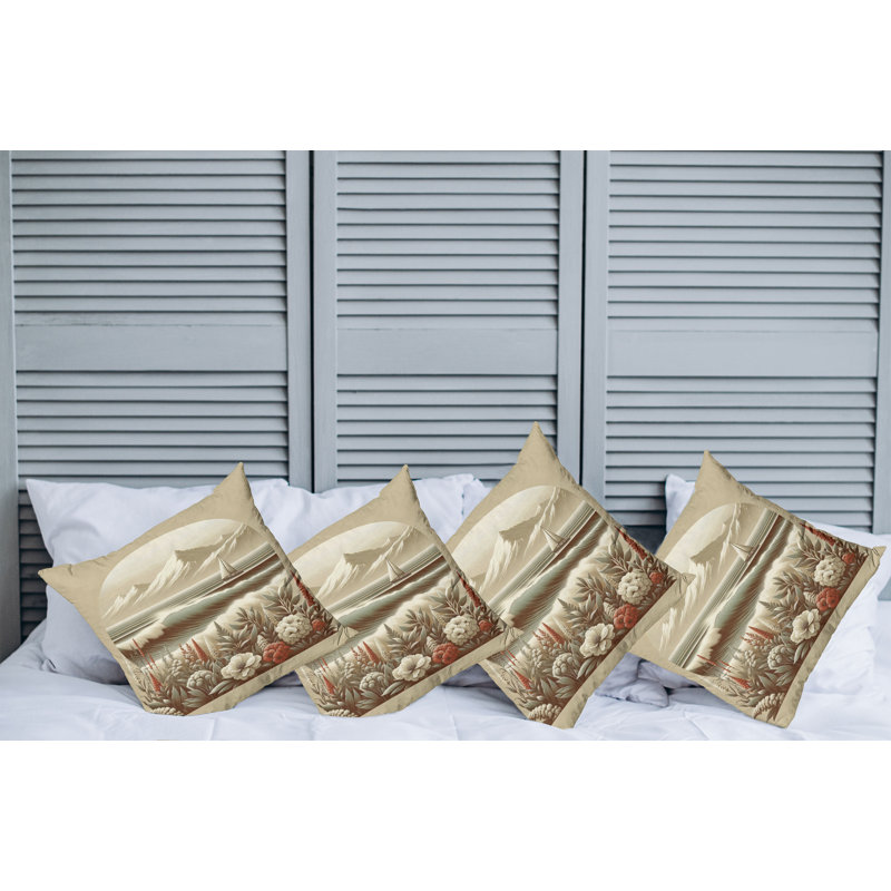 Fabric Reversible Throw Pillow, 24"H x 24"W