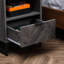 Ajeya 40cm W Steel Bedside Table