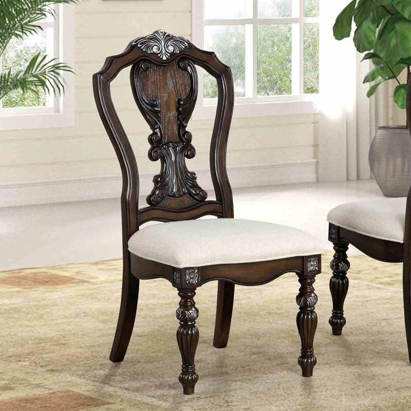 Chaise d'appoint 2 pièces de style traditionnel