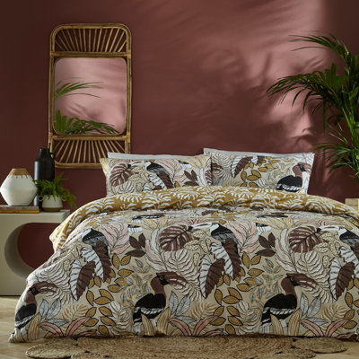 Tocorico Cotton Blend Geometric Shapes Duvet Cover Set with Pillowcases Included