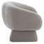 Fauteuil demi-tonneau en polyester 30,7 po Genata-755966305