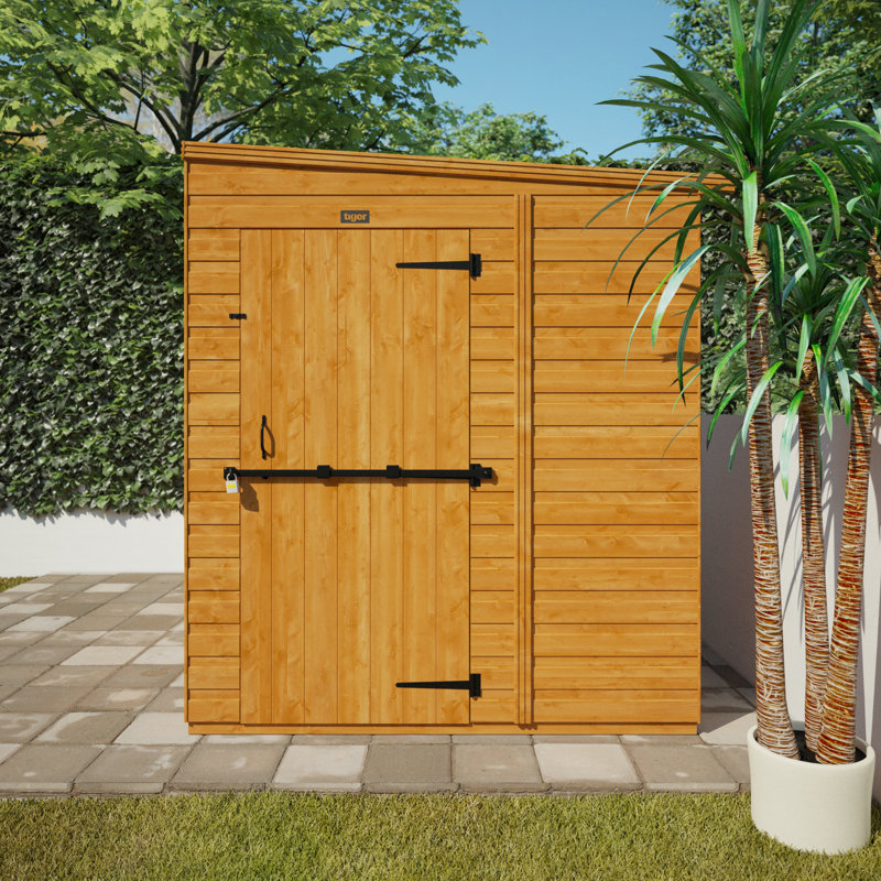 8x6w TigerFlex® Shiplap Pent Security Shed