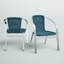 Chaise de patio empilable Herdon-23847973