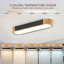 Plafonnier encastré à DEL à intensité variable, luminaire moderne à proximité du plafond 5CCT 3000K-6000K pour la chambre à coucher, la cuisine, le couloir et la salle de lavage-2684668-3674463
