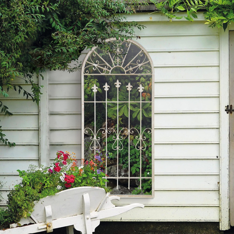 Elchanan Wood Flat Wall Mirror