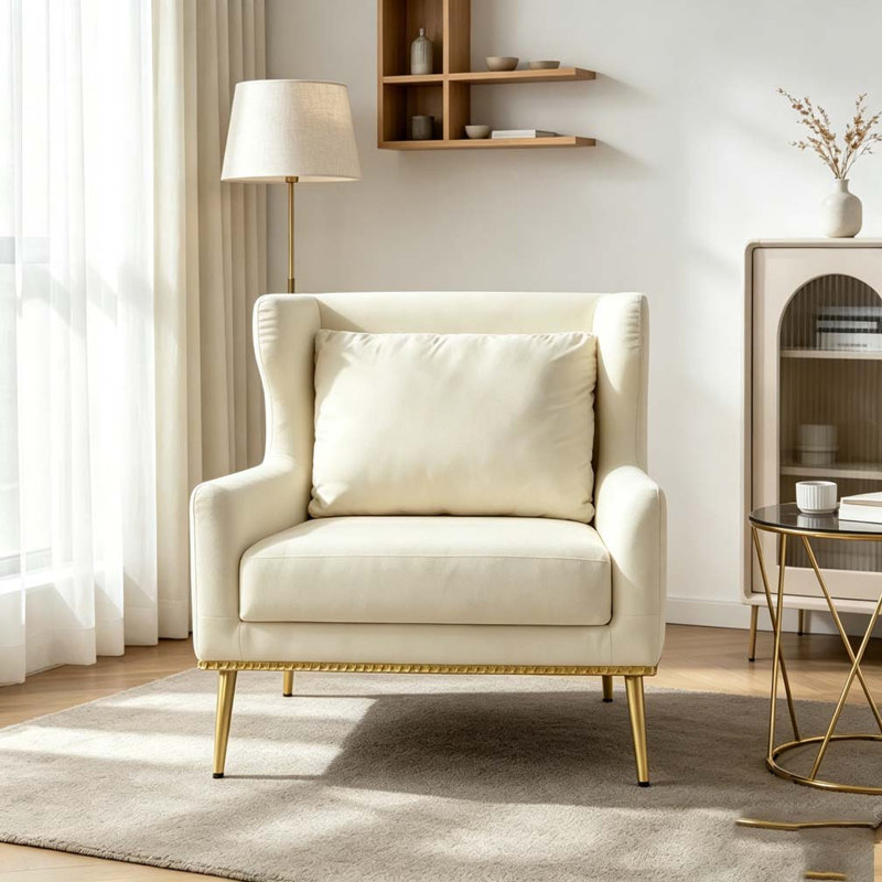Chaise de lecture Modern, Beige