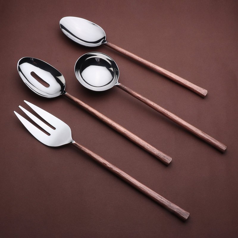 Ahrie 4 Piece Stainless Steel Cheese Serving Set