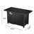 25" H x 43" W Iron Propane Outdoor Fire Pit Table with Cover