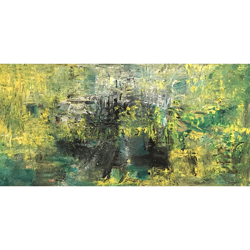 Magic Woods Painting by Irina Gorbman, 40" H x 60" W