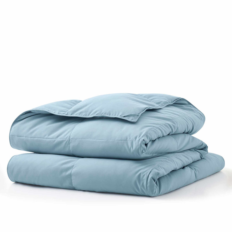 Lightweight Feather and Down Comforter/Duvet Insert, Queen, White