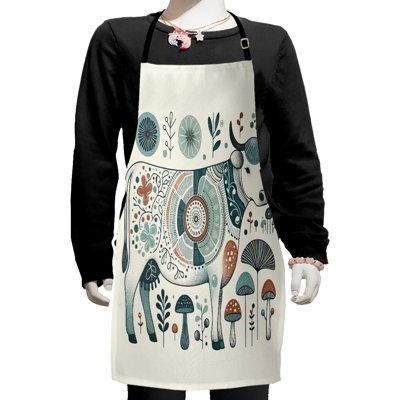 No Pattern Bib Apron