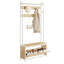 Hillhouse Hall Tree 33.4'' Wide with Bench and Shoe Storage-378849016