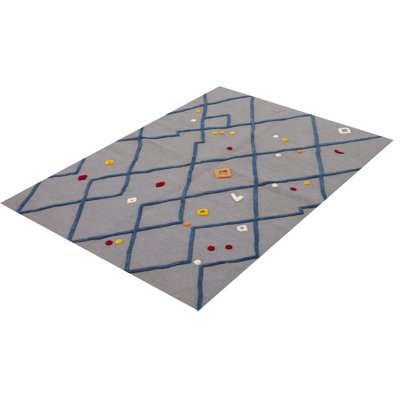 Wool Geometric Indoor Rug