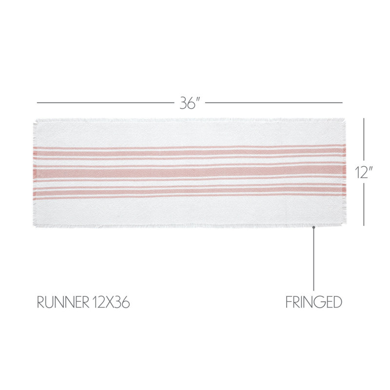 Tapis de couloir intérieur / extérieur blanc antique 12 x 36, L 36 po x l 12 po, Rose