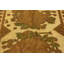 Tapis de zone en laine beige noué la 4 pi x 6 po one-of-kind Earley