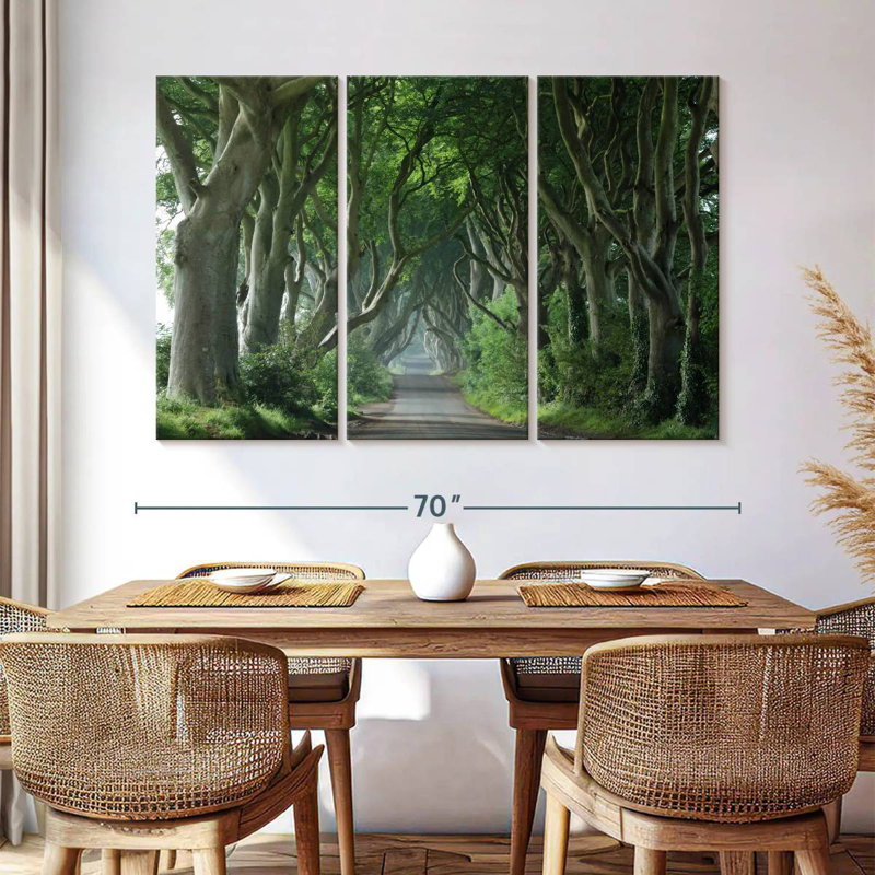Harnek Dark Hedges, 42" H x 65" W