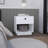 Paris 1 Drawer Nightstand , End Table, Side Table Open Lower Shelf -White-1750435680