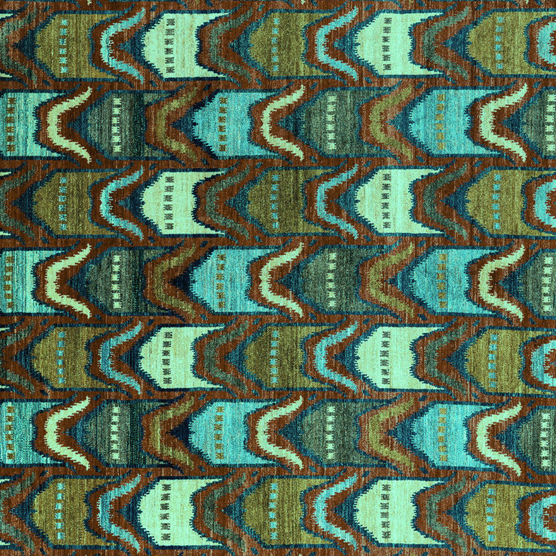 Deeshawn Geometric Indoor Rug, Square 4'