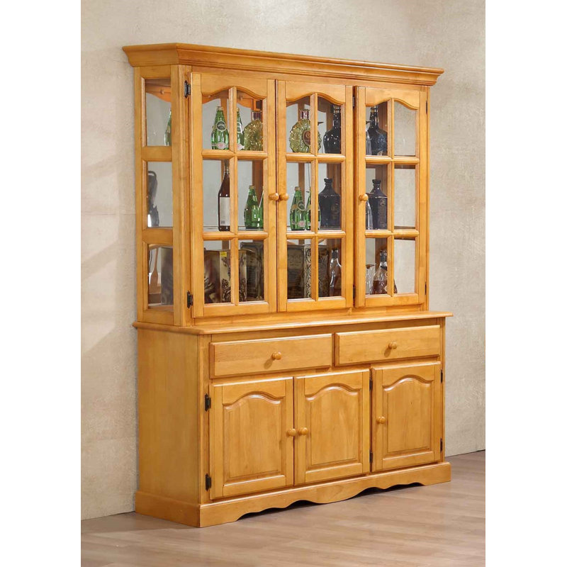 Vastah Dining Cabinet, Rich Honey Light Oak