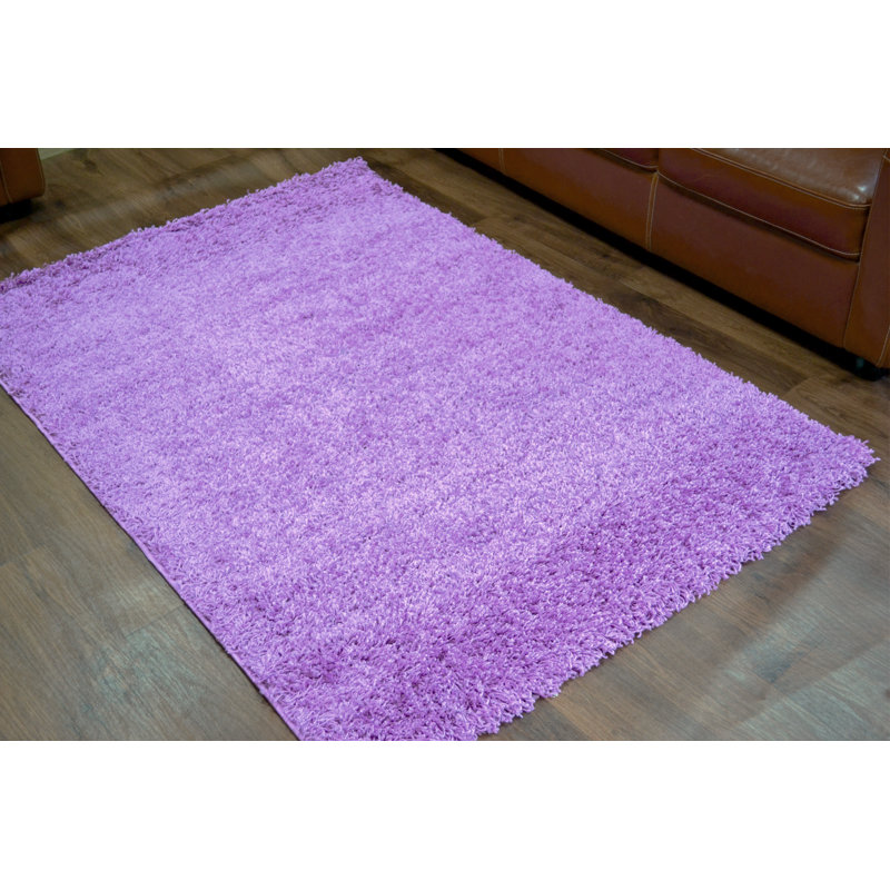 Solid Colour Shag Area Rug, Rectangle 160 x 230cm