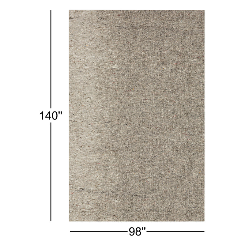 Bottorff Dual Surface Deluxe Profile 1/2 Non Slip Rug Pad, Rectangle 8'2" x 11'8"