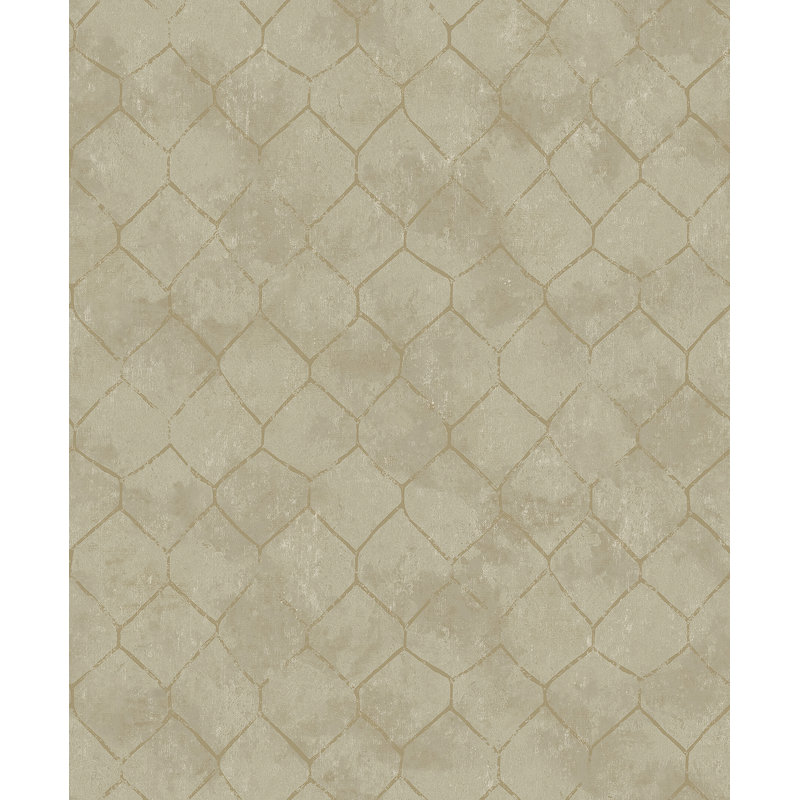 Rouleau de papier peint L 33 pi x l 21 po Bornais, Or
